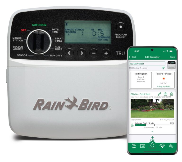 Rain Bird TRU8IW Timer and Smart WiFi Module Bundle