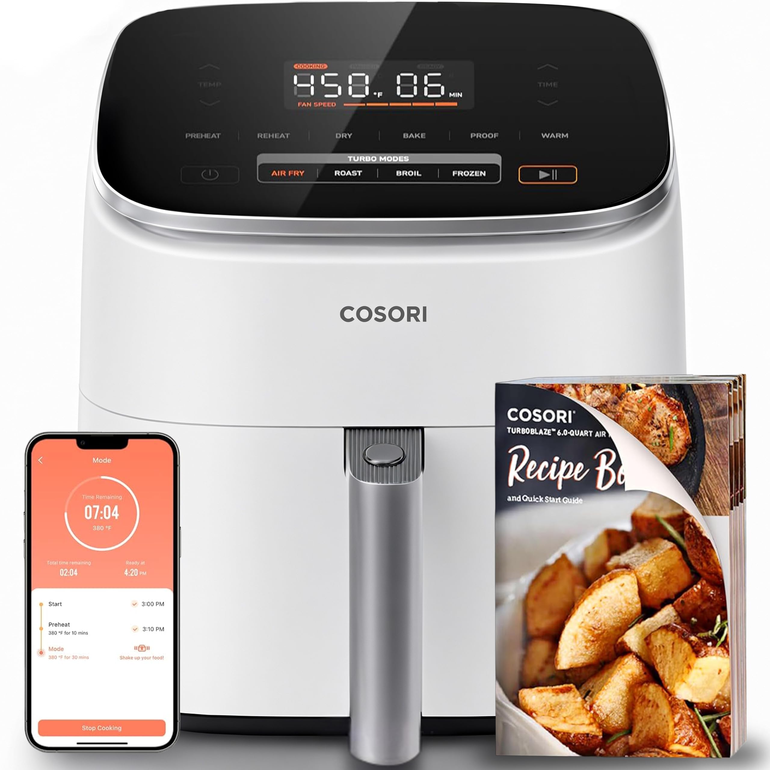Cosori TurboBlaze Smart Air Fryer 6 Qt