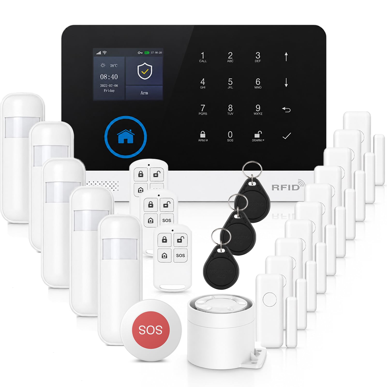 WiFi Wireless Home Alarm System