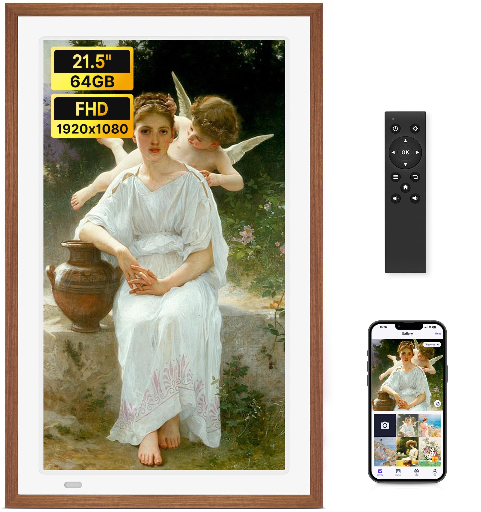 21.5″ Large Digital Picture Frame