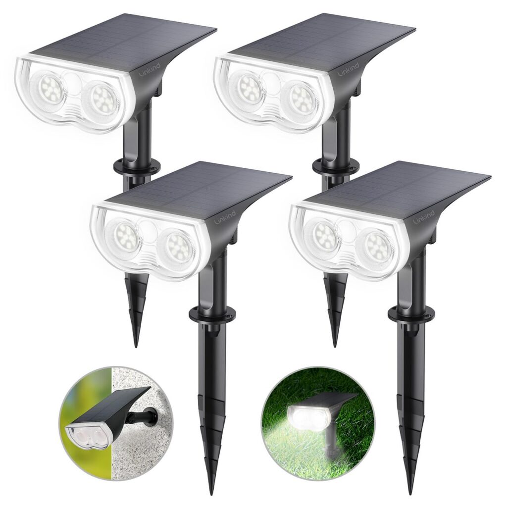 Linkind Smart Solar Spot Lights Outdoor SL5C
